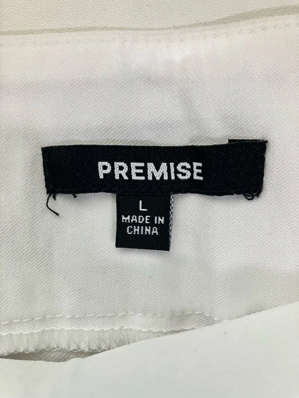 Premise 12 inch Pull On Knee Shorts White - Size Large - Picture 3 of 7